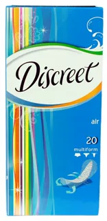 Discreet Air Multiform Daily Pantyliners 20 pcs — photo 5