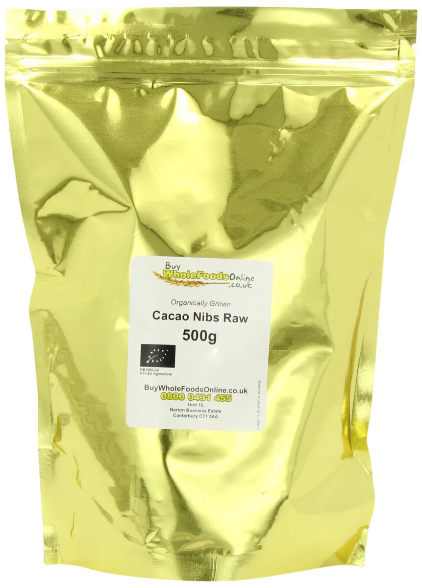 Organic Raw Cacao Nibs 500g Buy Whole Foods Online Ltd.