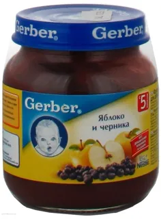 Gerber Apple and Blueberry Puree 130g — photo 3
