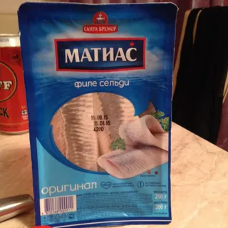 Santa Bremor Matias Original Herring Fillet Thermopack 250g — photo 5