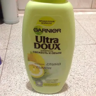 Garnier Ultra Doux Freshness and Volume Shampoo with Soft Clay and Lemon for Normal and Oily Hair 400ml — photo 4