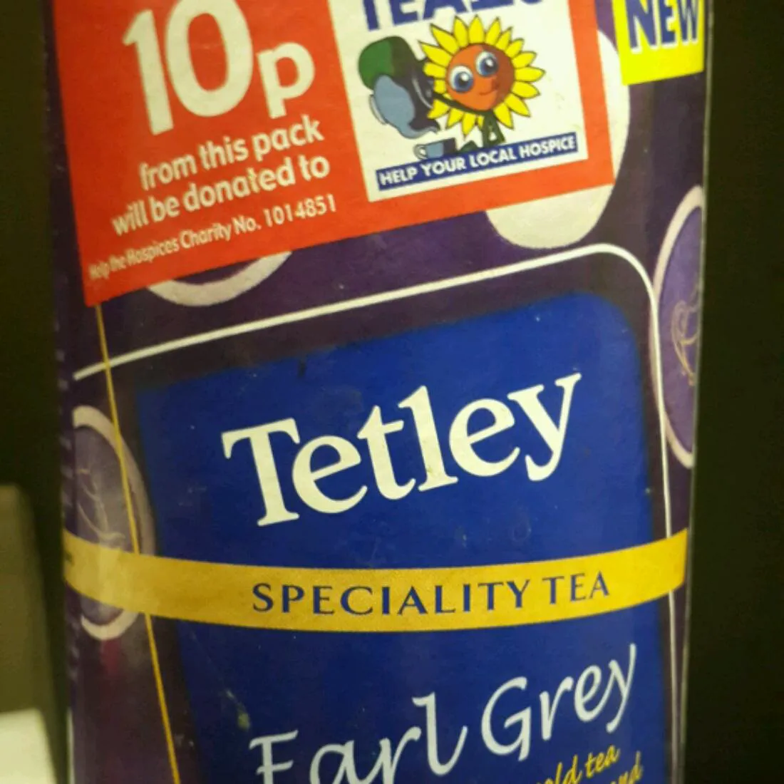 Tetley Ерл Грей 50 пакетиків