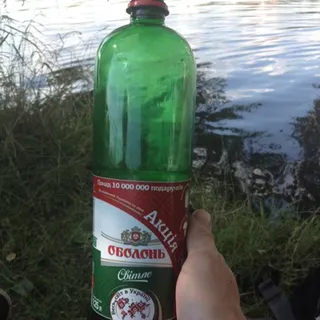 Obolon Light Beer plastic bottle 4.5% 1.25L — photo 2