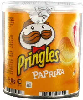 Pringles Paprika Potato Chips Tub 40g — photo 2