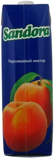 Sandora Peach Nectar with Pulp Sterilized 1L — photo 2