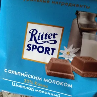 RitterSport Alpine Milk Chocolate 100g — photo 3