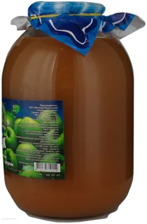 Dary Laniv Apple Juice with Pulp and Sugar, Sterilized, Glass Jar 3000ml — photo 2