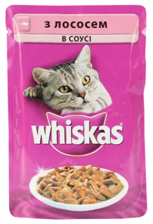 Whiskas Adult Cat Food Pouch Salmon in Sauce 24x100g — photo 4