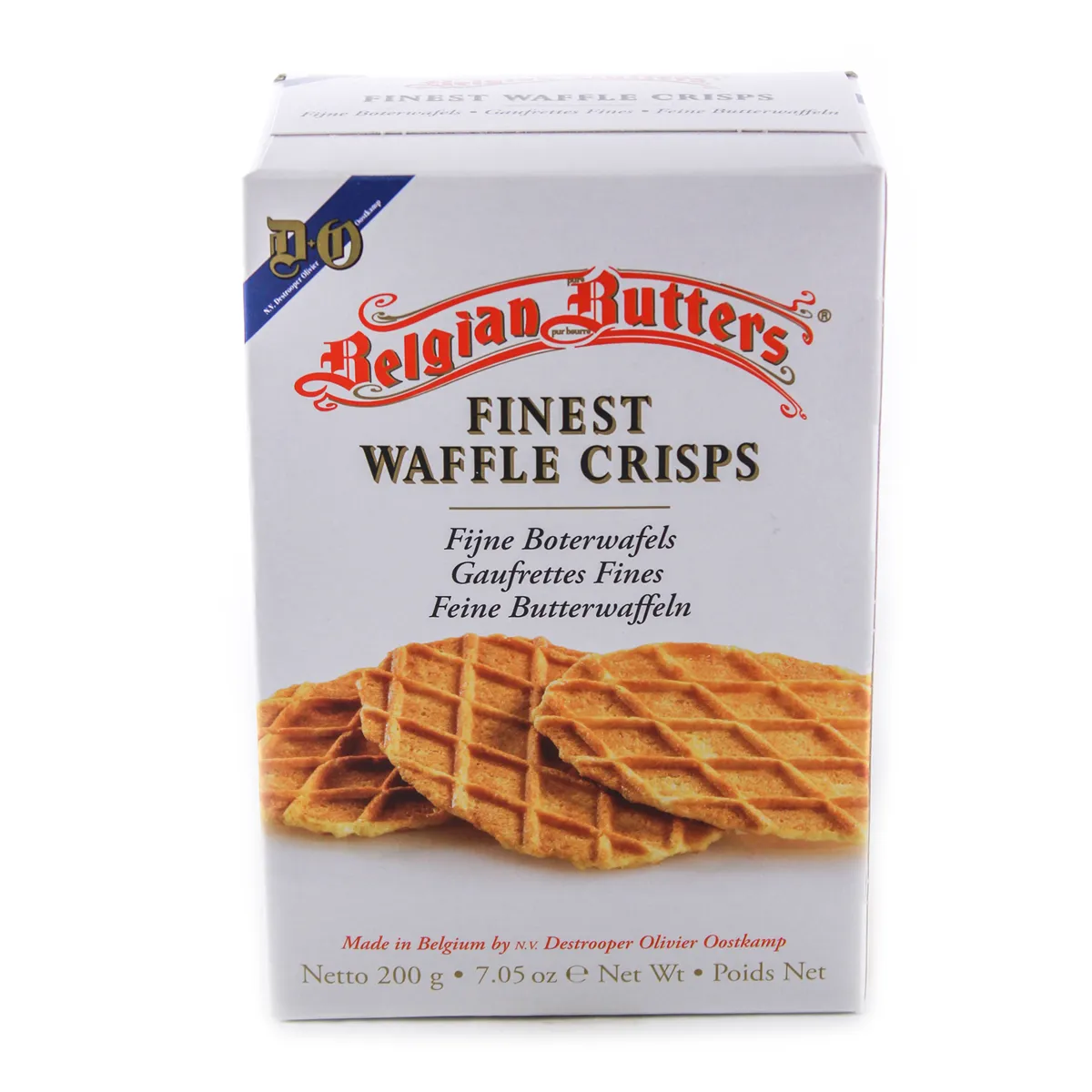 Belgian Butters Almond Finest Waffle Crisps 200g