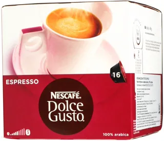 Natural ground roasted coffee Nescafe Dolce Gusto Espresso 100% Arabica 16х6g Great Britain — photo 2