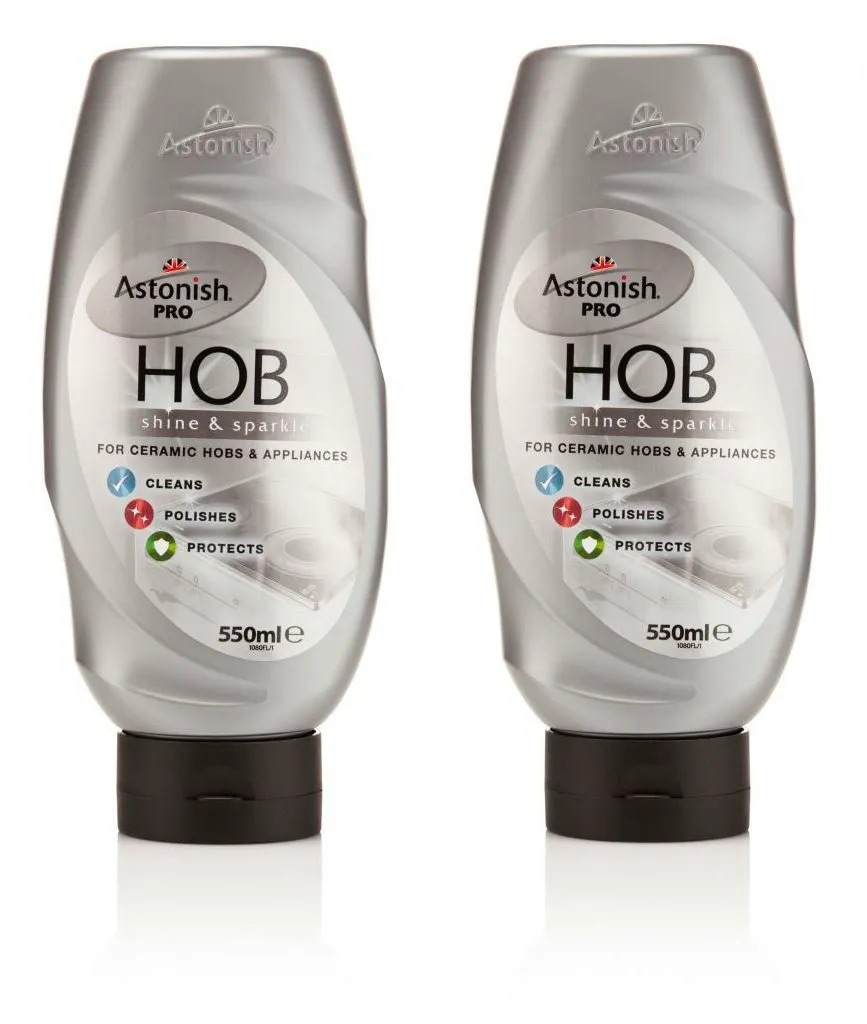 2 x Astonish Ceramic Stove & Oven Cleaner 550ml