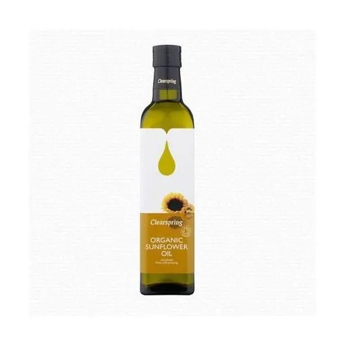 (8 Pack) - Clearspring Organic Sunflower Oil | 500 ml | 8 Pack - Super Savings