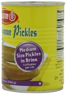 Osem Mediterranean Pickles in Brine, Medium, 19 oz (Pack 12) — photo 9