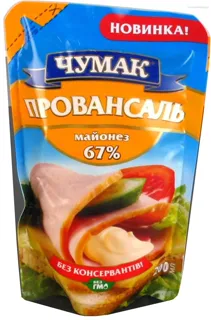 Chumak Mayonnaise Provencal 67% 200ml Doy-pack — photo 2