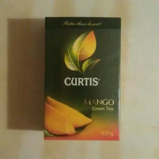 Curtis Mango Green Tea Large Leaf with Mango and Pineapple Aroma 100g — photo 10