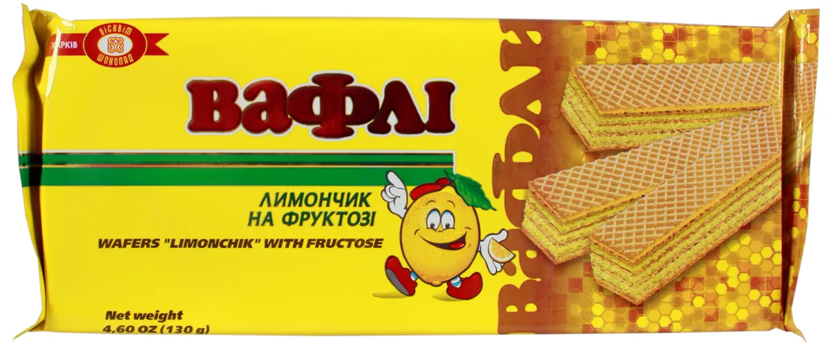 Wafers HBF Lemon on fructose 130g