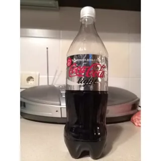 Coca Cola Light drink plastic bottle 1L — photo 4
