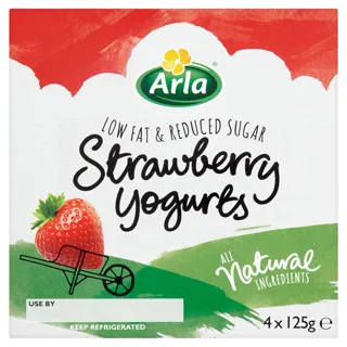 Arla Strawberry Yogurts — photo 2