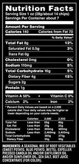 TERRA Strips and Blues Sea Salt 6.5 oz (12 pack) — photo 3