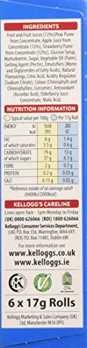 Kelloggs Fruit Roll-Ups - Strawberry and Apple