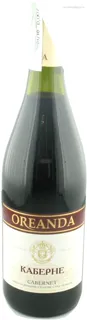 Oreanda Red Wine Cabernet Table Dry 13% Glass Bottle 700ml — photo 2