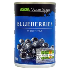 Asda Chosen By You Blueberries in Light Syrup