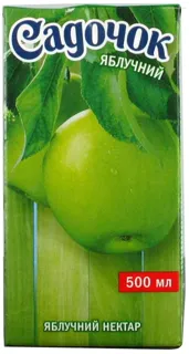 Sadochok Apple Nectar Tetra Pak 500ml — photo 5