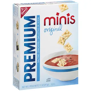 Premium Salty Crackers, Minis Original, 11 Ounce Box (6 Pack) — photo 7