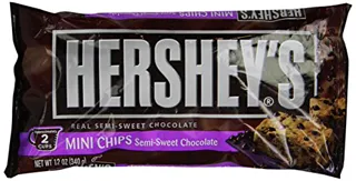 Hersheys Mini Chips Semi-Sweet Chocolate 12 oz Bag (Pack 12) — photo 2