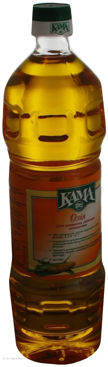 Олія кукурудзяна Kama рафінована пластикова пляшка 1л