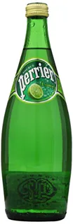 Perrier Sparkling Natural Mineral Water, Lime 25.3 oz Glass Bottle — photo 5