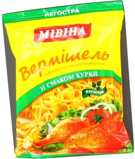 Mivina Chicken Flavor Noodles Mild 60g — photo 5