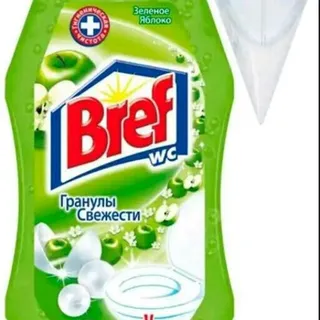 Bref Liquid Toilet Block Green Apple with Basket 360ml — photo 3