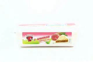 Vesela Korivka processed cheese with ham 60% 180g tub — photo 3
