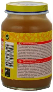 HAMÉ S.r.o. Apricot Fruit Puree for Children from 5 Months Glass Jar 190g — photo 3