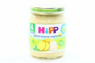 Hipp Cauliflower and Potato Puree for Babies 4+ Months Glass Jar 125g — photo 3