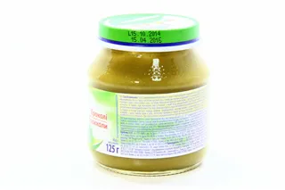Hame Broccoli Vegetable Puree for Children from 4 Months Glass Jar 125g — photo 6