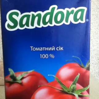 Sandora Tomato Juice with Salt Tetra Pak 2L — photo 10