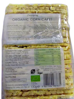 Clearspring Organic Corn Cakes Gluten Free — photo 2