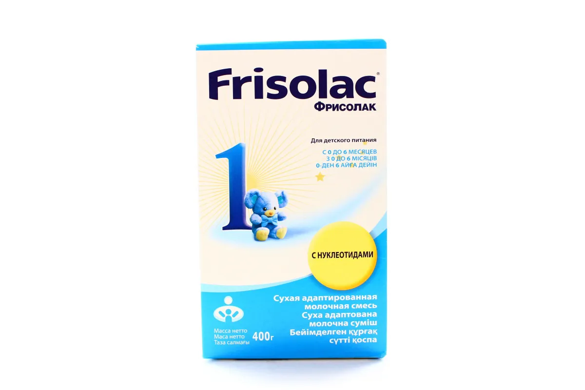 Frisolac-1 Infant Milk Substitute with Nucleotides 0-6 months 400g Carton