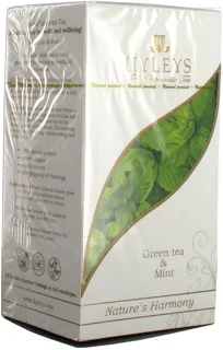 Hyleys green tea blend of Ceylon and Chinese baihao tea with mint 25x1.5g Sri Lanka — photo 5