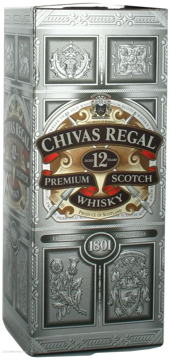 Віскі Chivas Regal 40% 12 років 375 мл у коробці