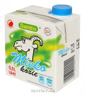 Danmis natural goat milk 2.5% 500g tetra pack — photo 9