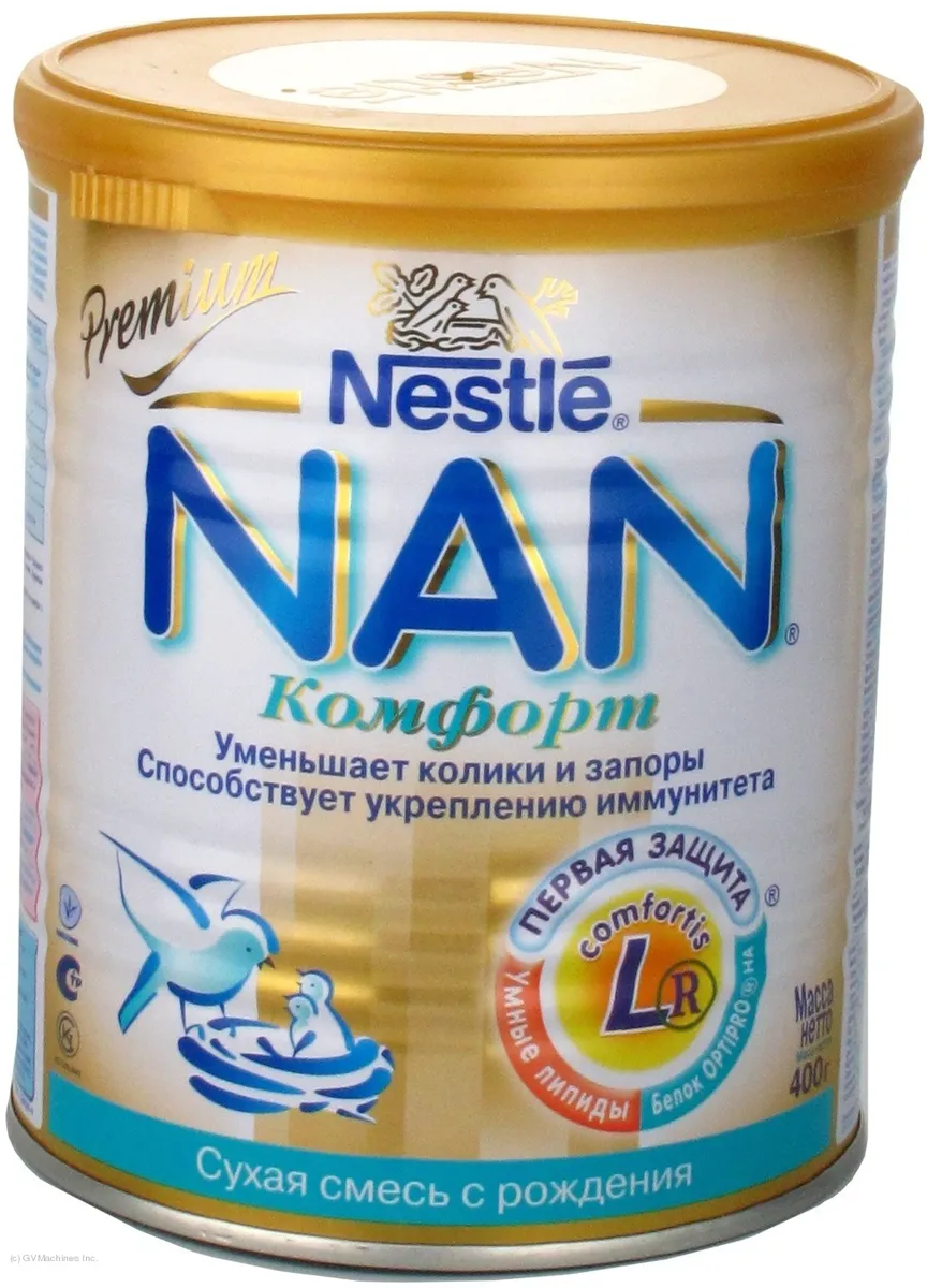 Замінник грудного молока Nan Komfort з 0 місяців 400 г ж/б