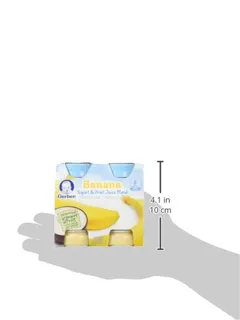 Gerber Yogurt Drink, Banana Yogurt and Fruit Juices, Four 4 oz Bottles (6 pack) — photo 2