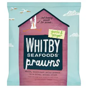 Whitby Seafoods Garlic and Ginger Breaded Frozen Shrimps
