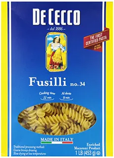 De Cecco Pasta, Fusilli, 16 oz (5 pack) — photo 6