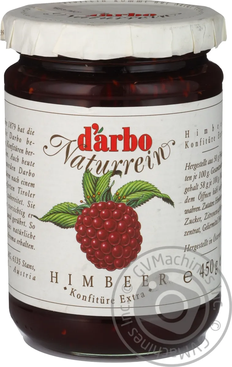 Варення Darbo малинове скляна банка 450г