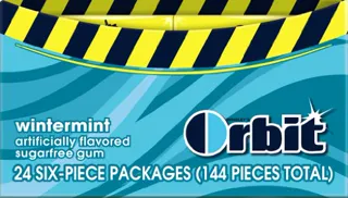 Orbit Wintermint Sugar-Free Gum, 6 pcs Mini Pack (24 count) — photo 2
