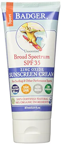 Badger Company Спортивний сонцезахисний крем SPF 35 без запаху 87 мл